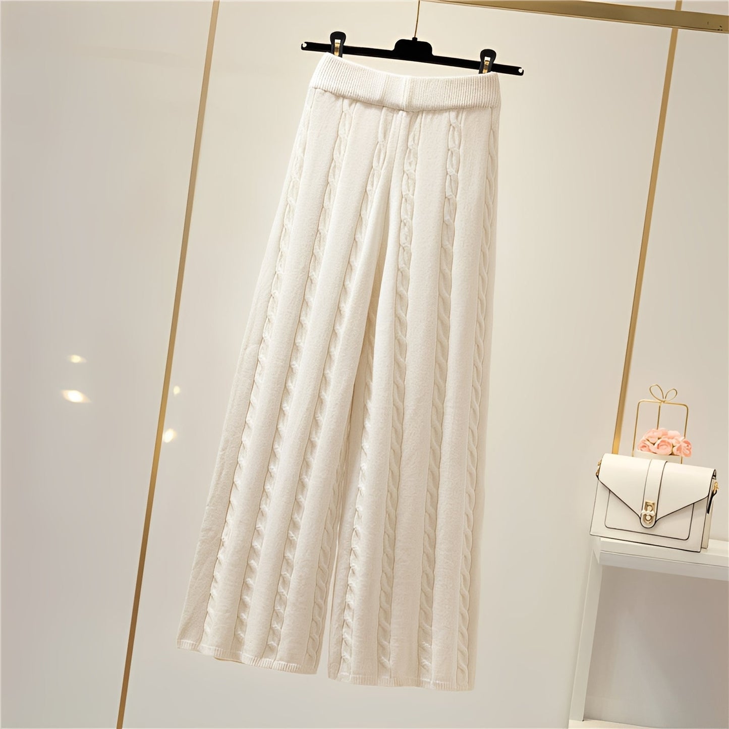 Lucie - Stylowy 3-częściowy zestaw dzianinowy dla kobiet