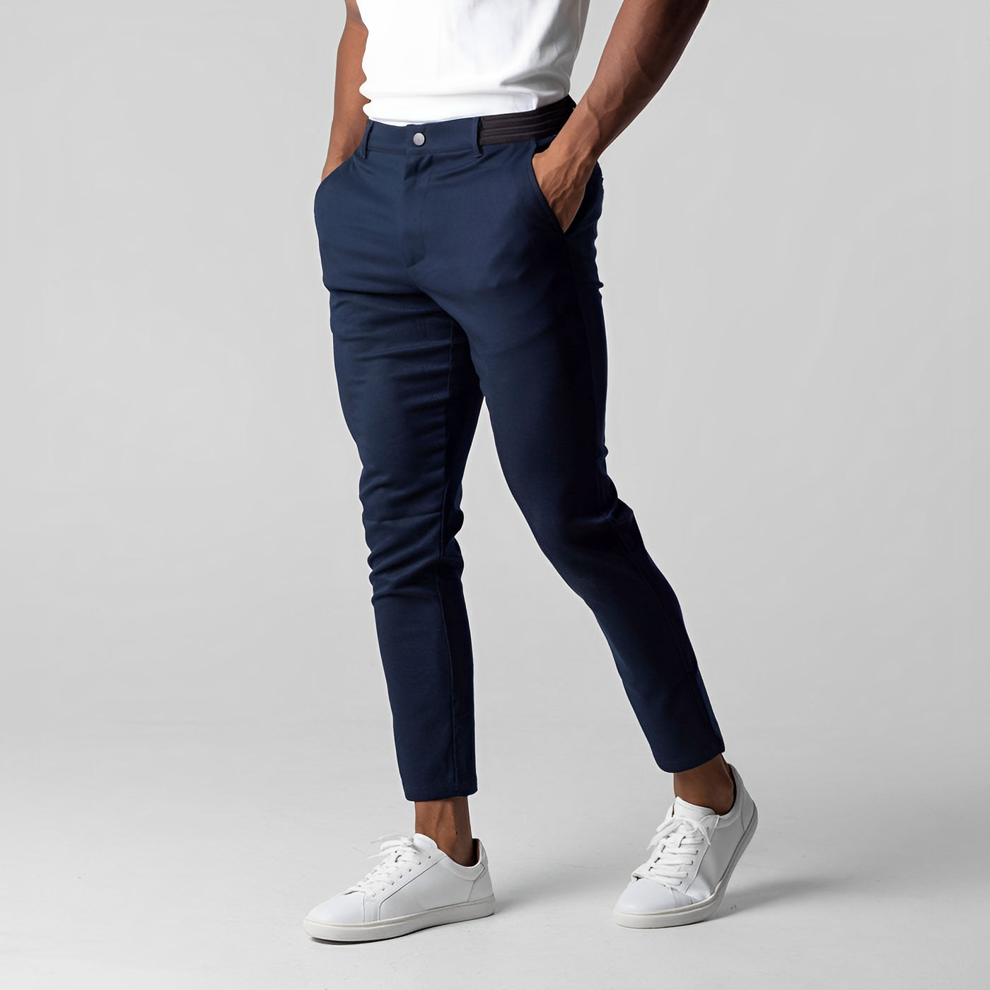 Justine - Luźne Slim-Fit-Chinosy dla Mężczyzn