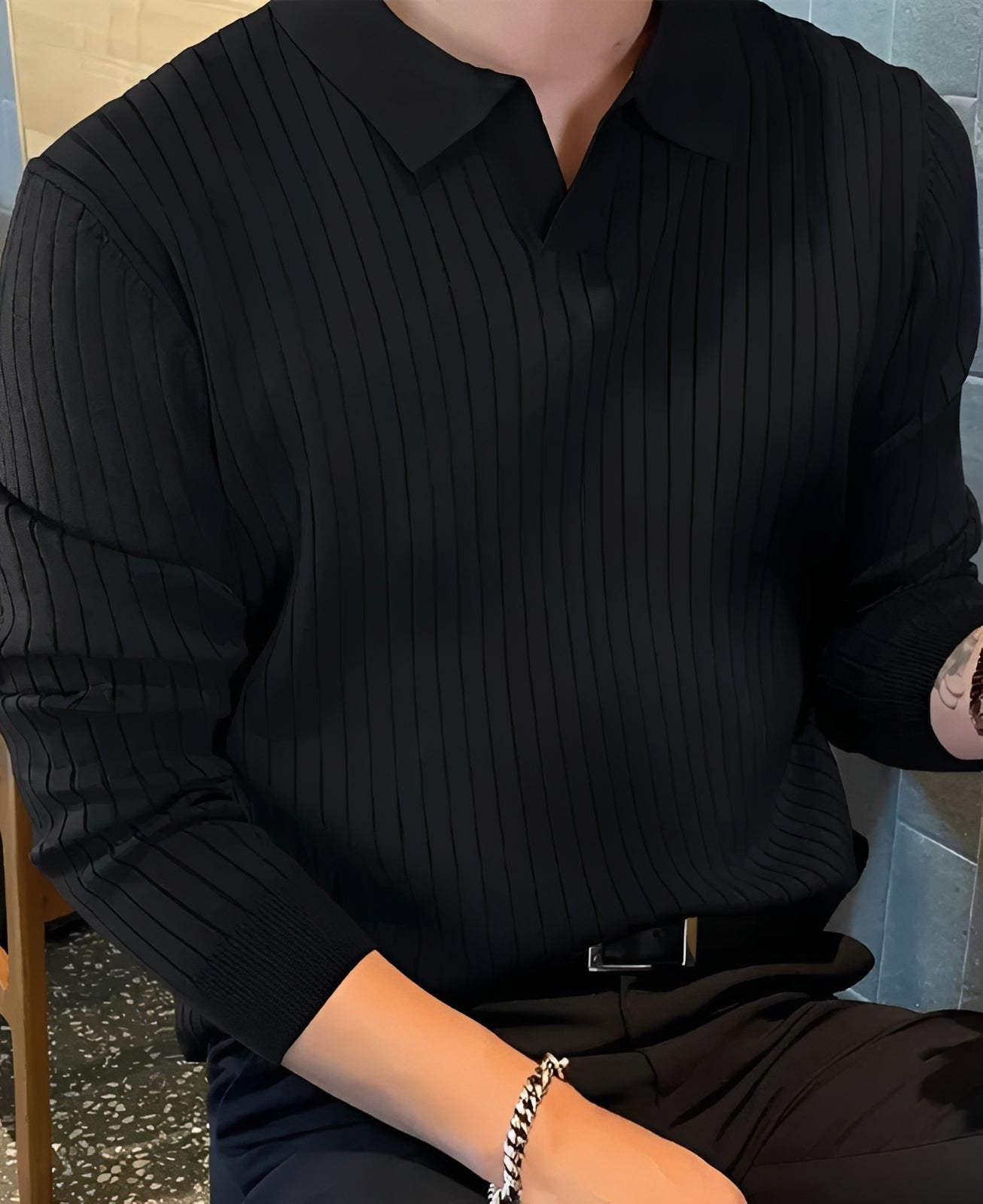 Hector - Klasyczny Smil-Fit-Sweterek dla Mężczyzn