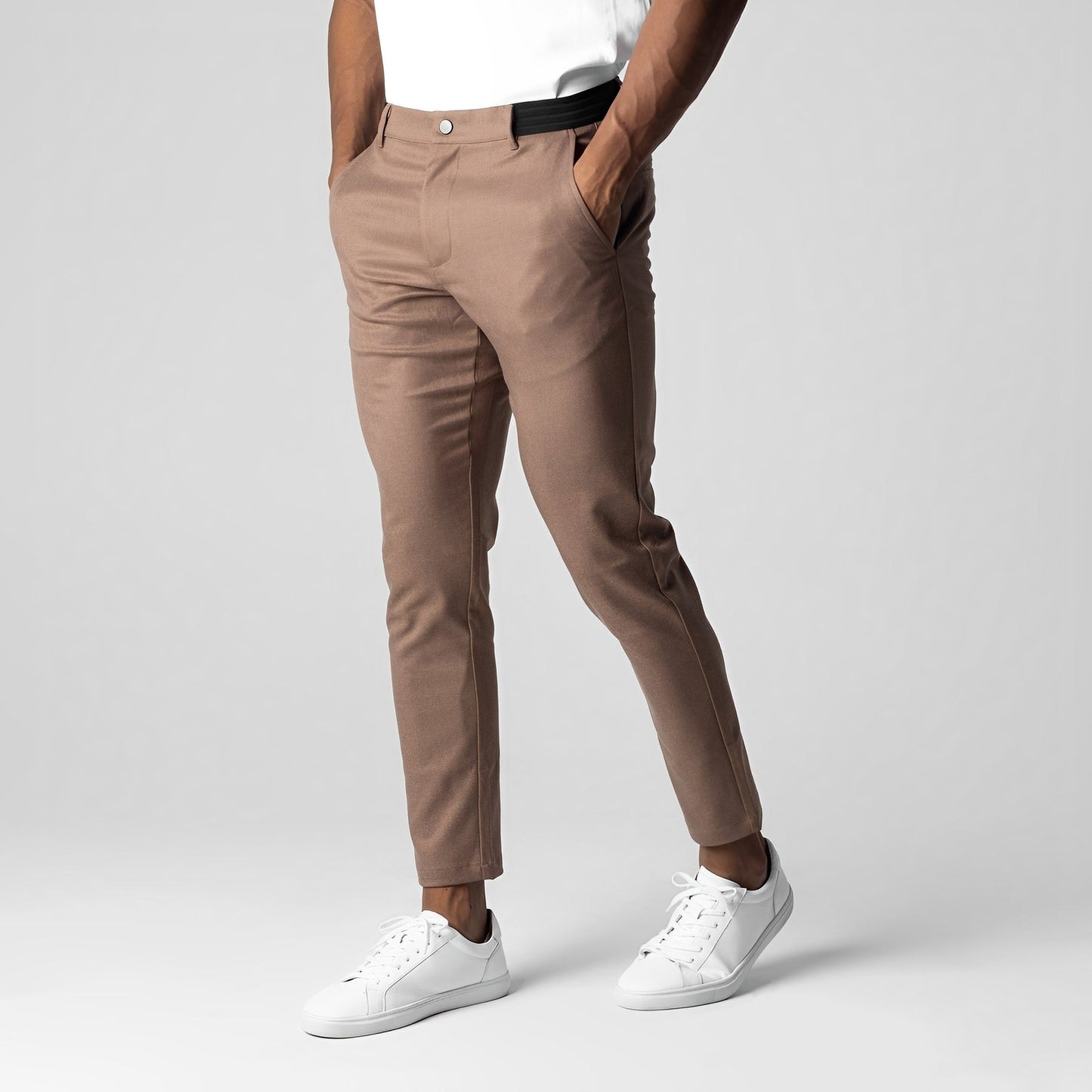 Justine - Luźne Slim-Fit-Chinosy dla Mężczyzn