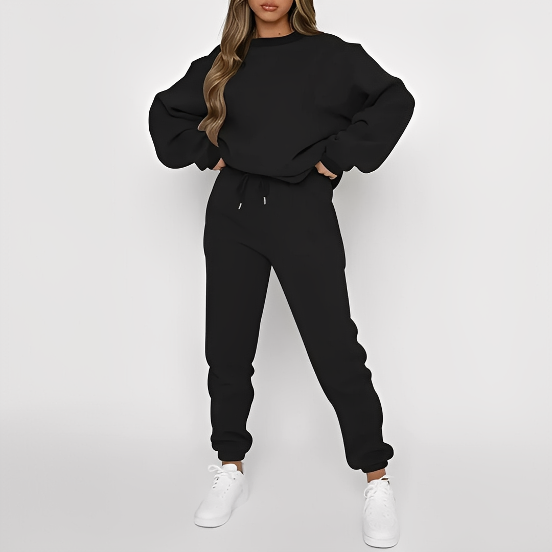 Chandrina - Sweter i spodnie damskie zestaw