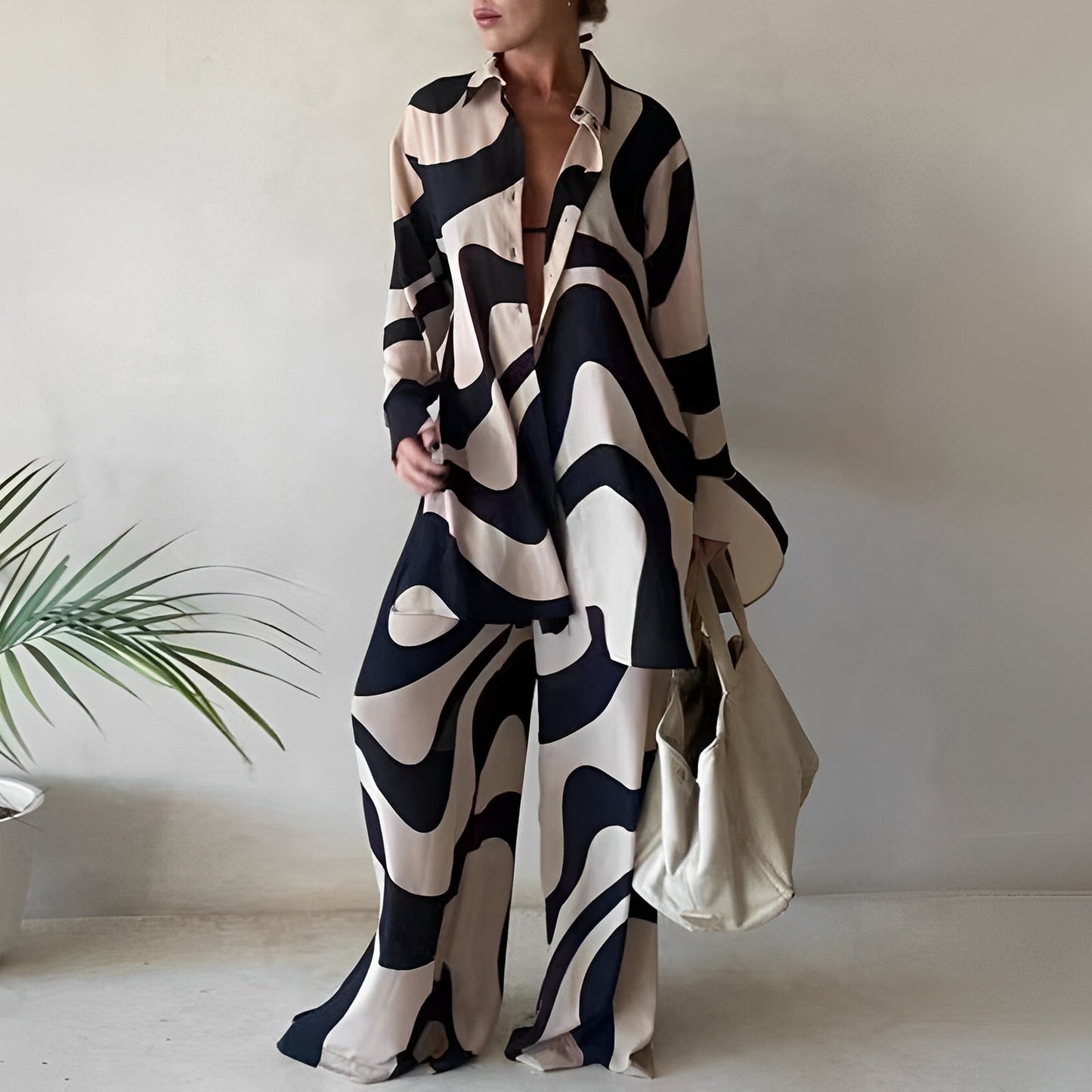 Emelia - elegancki letni zestaw dla kobiet