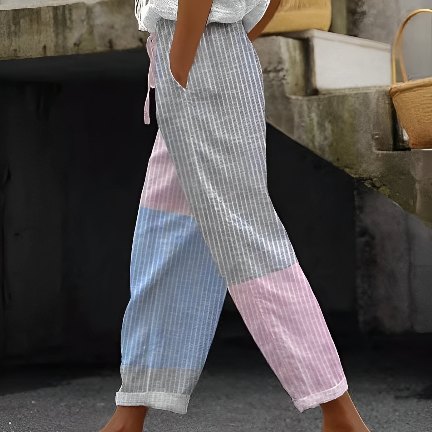 Justine - Spodnie damskie w stylu vintage