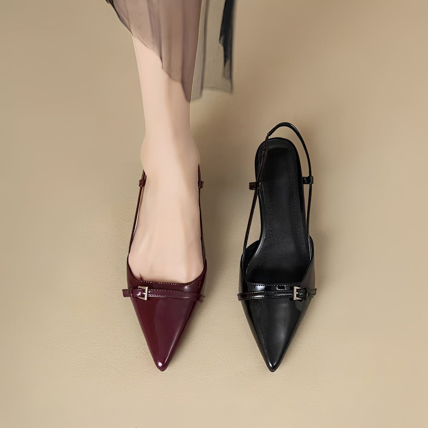 Alice - Klasyczne czółenka z pustym obcasem dla kobiet