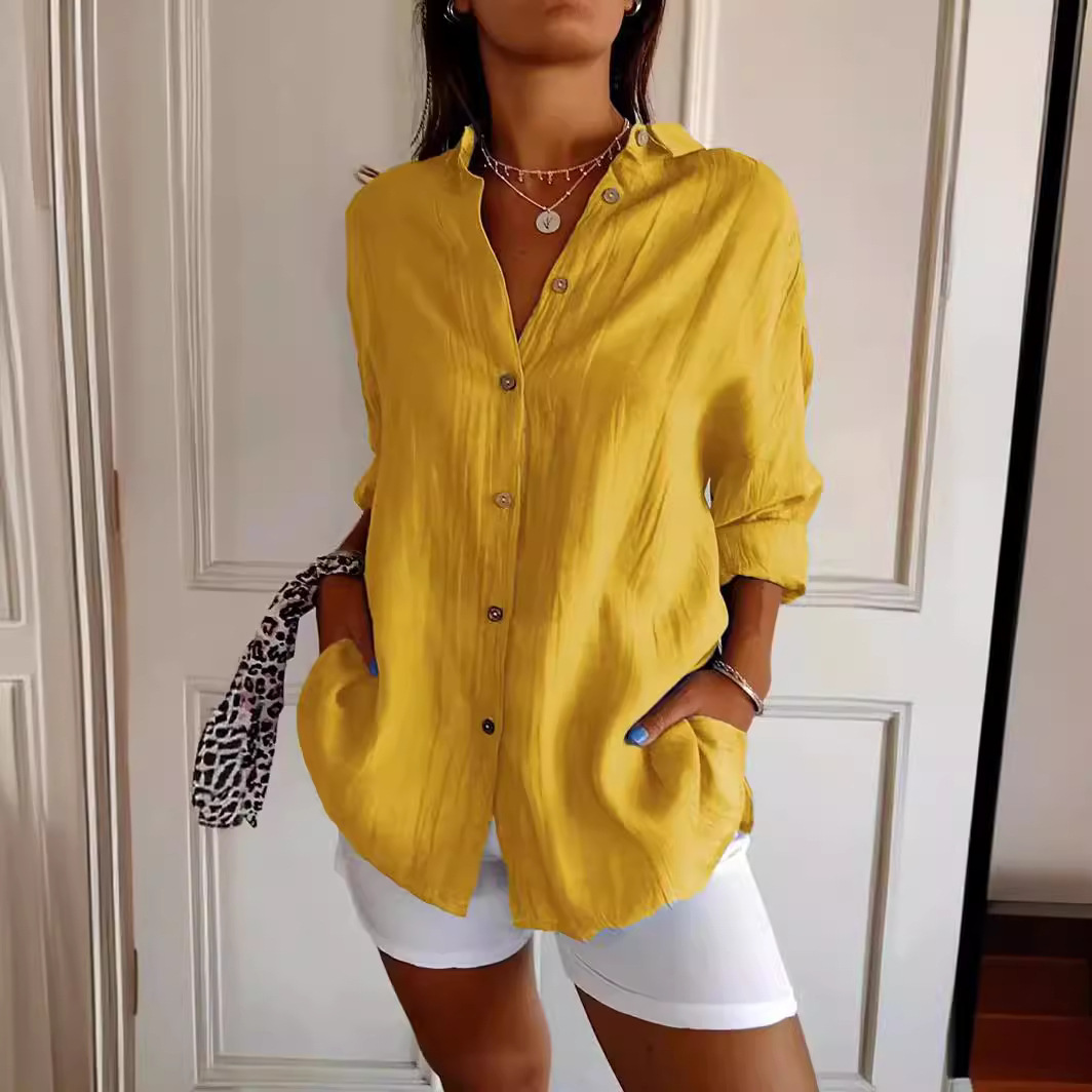 Hailee - Elegancka koszula z kołnierzem dla kobiet