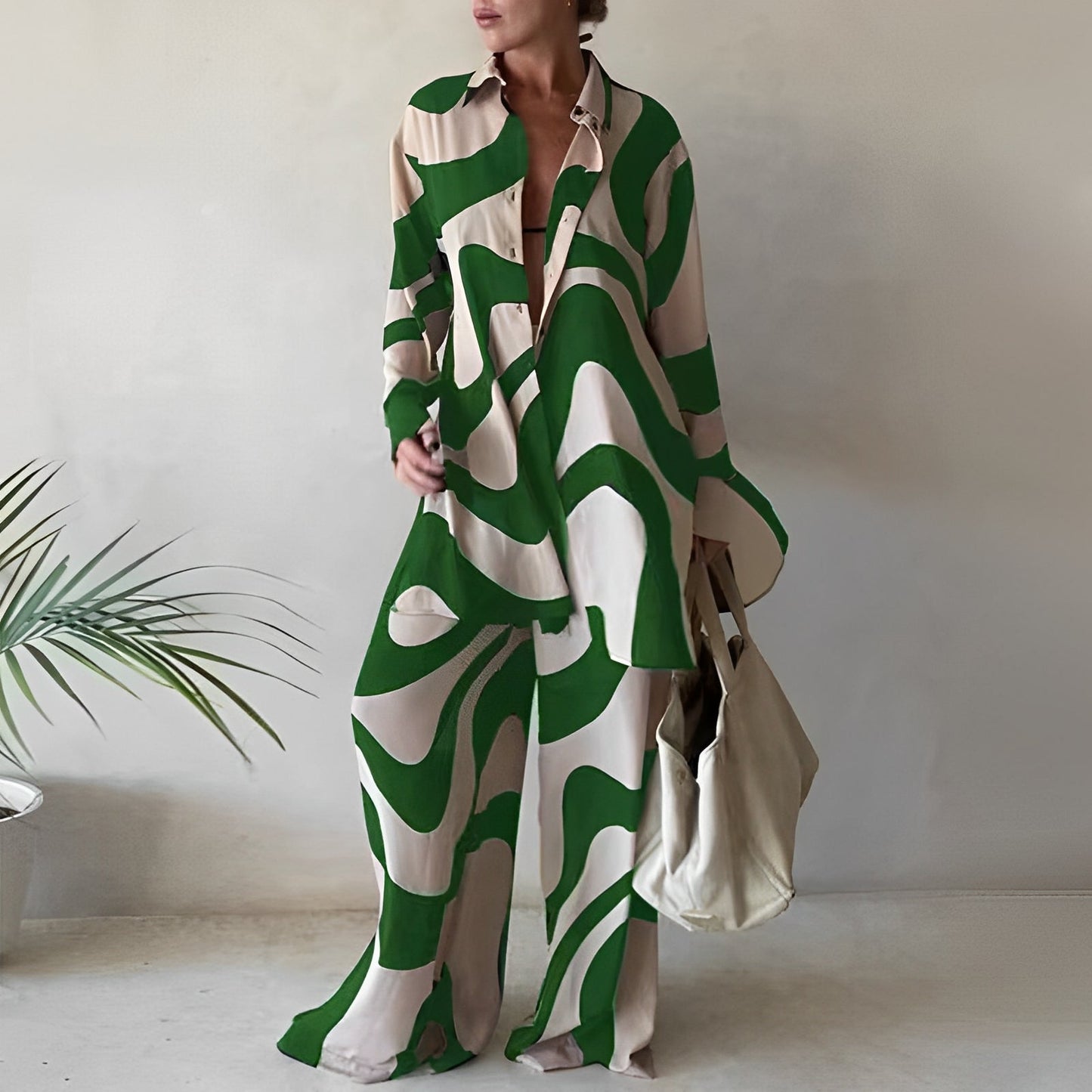 Emelia - elegancki letni zestaw dla kobiet