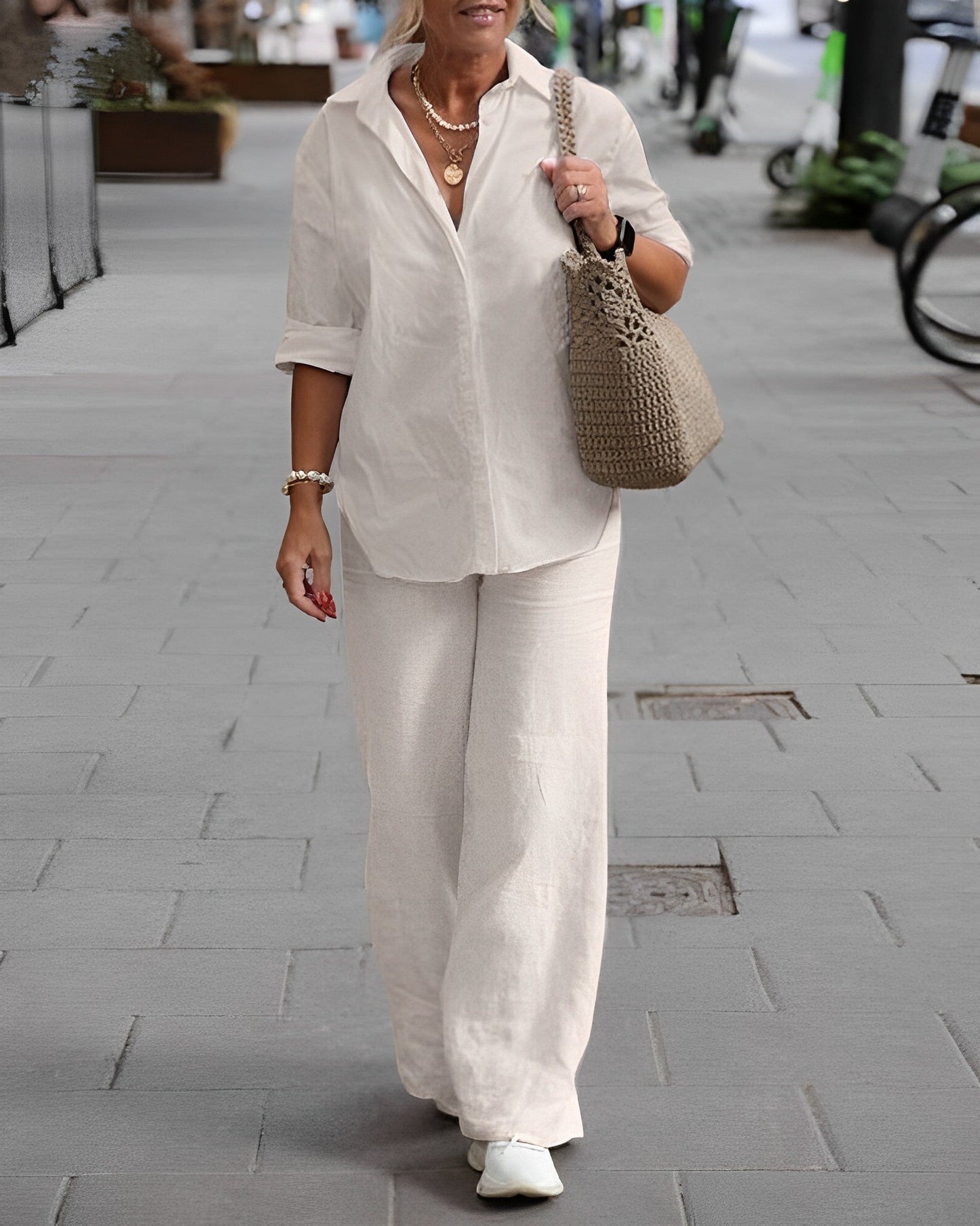 Beth - Comodo zestaw lnianej torby z Donna Con