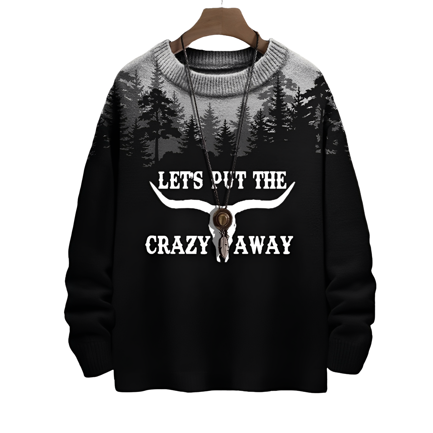 Eugene - Stylowy pasiasty sweter z wełny dla mężczyzn