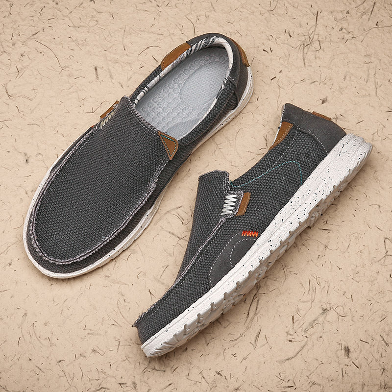 Maxwell - Stylowe, lekkie canvas-slipper dla mężczyzn