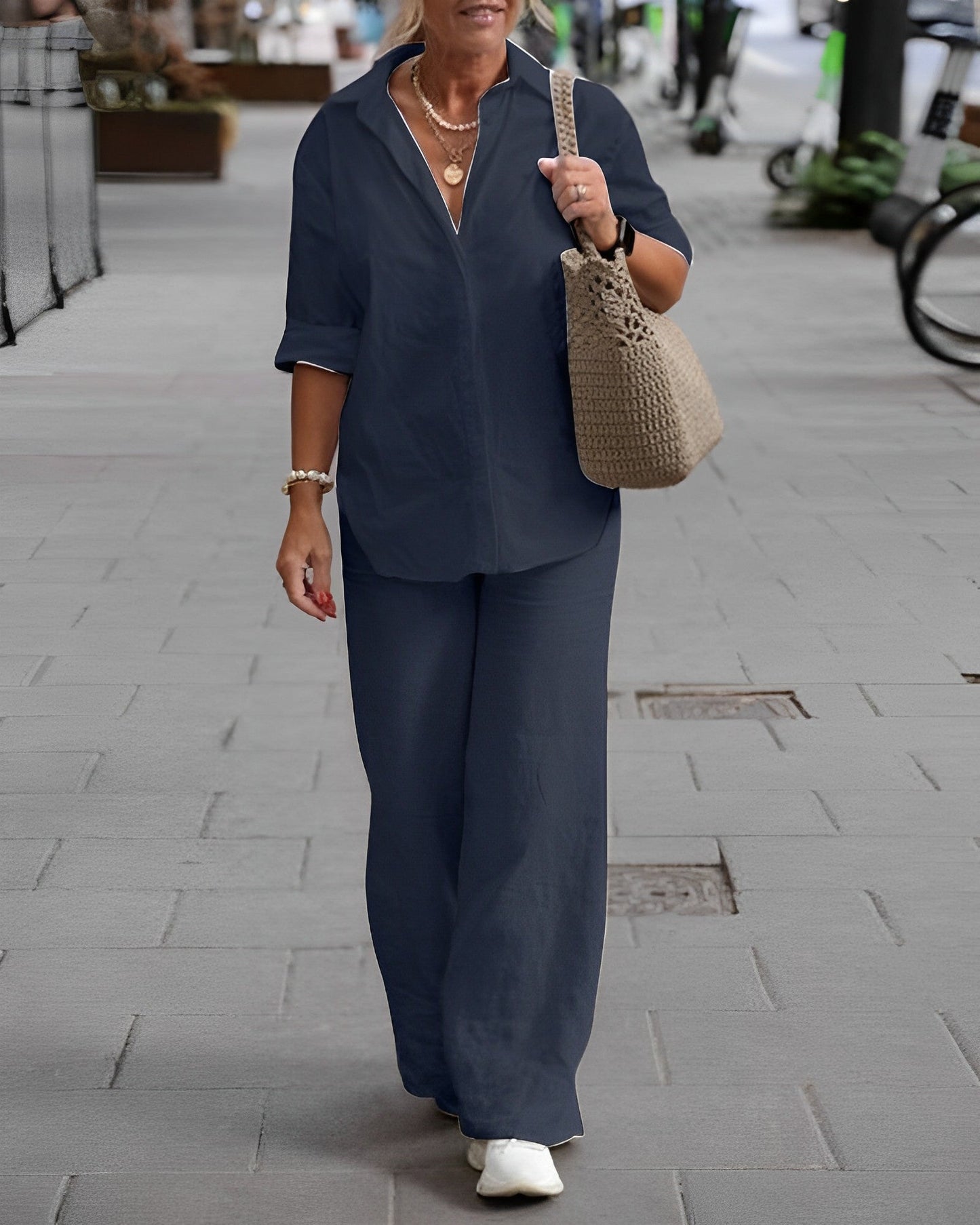 Beth - Comodo zestaw lnianej torby z Donna Con