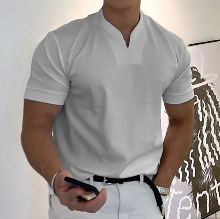 Jason - Męski t-shirt fitness dla dużych mężczyzn