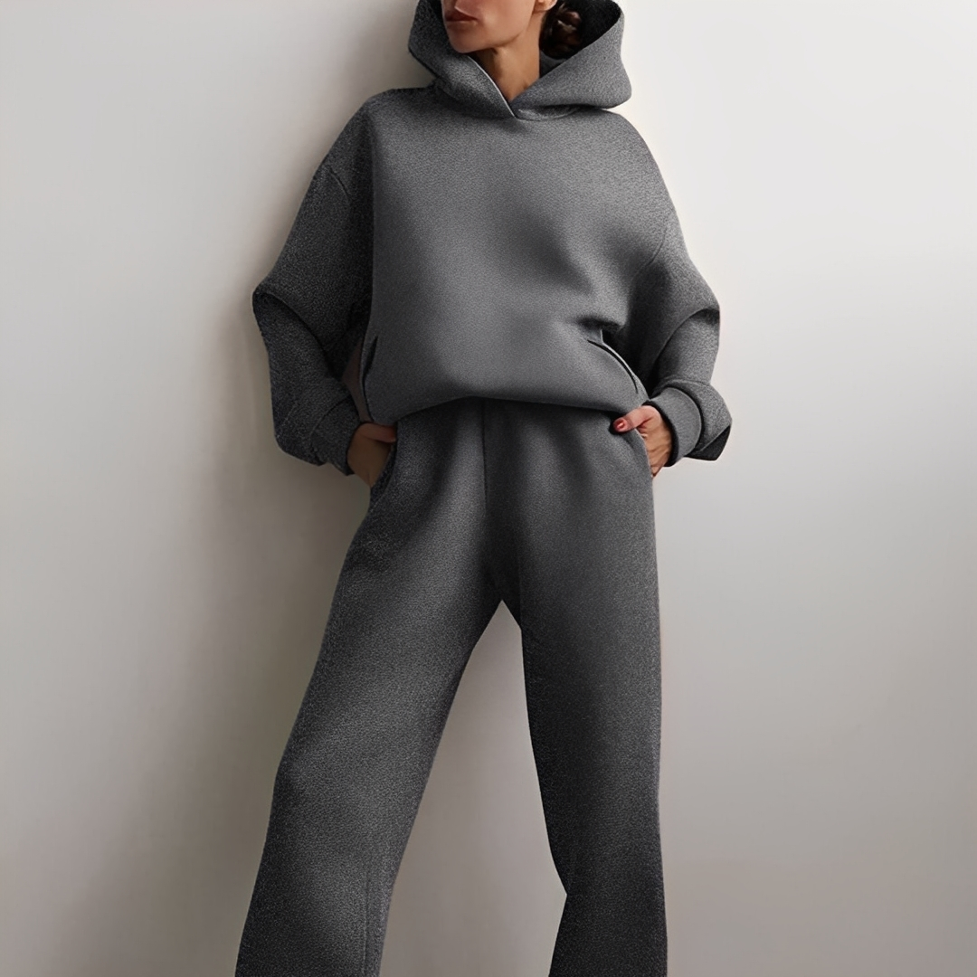 Carolyne - Zestaw kurtka i spodnie oversize zimowe dla kobiet