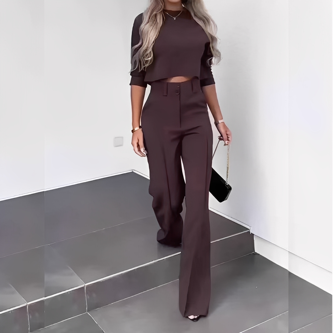 Mélisande - Nowoczesna bluzka i spodnie dla kobiet
