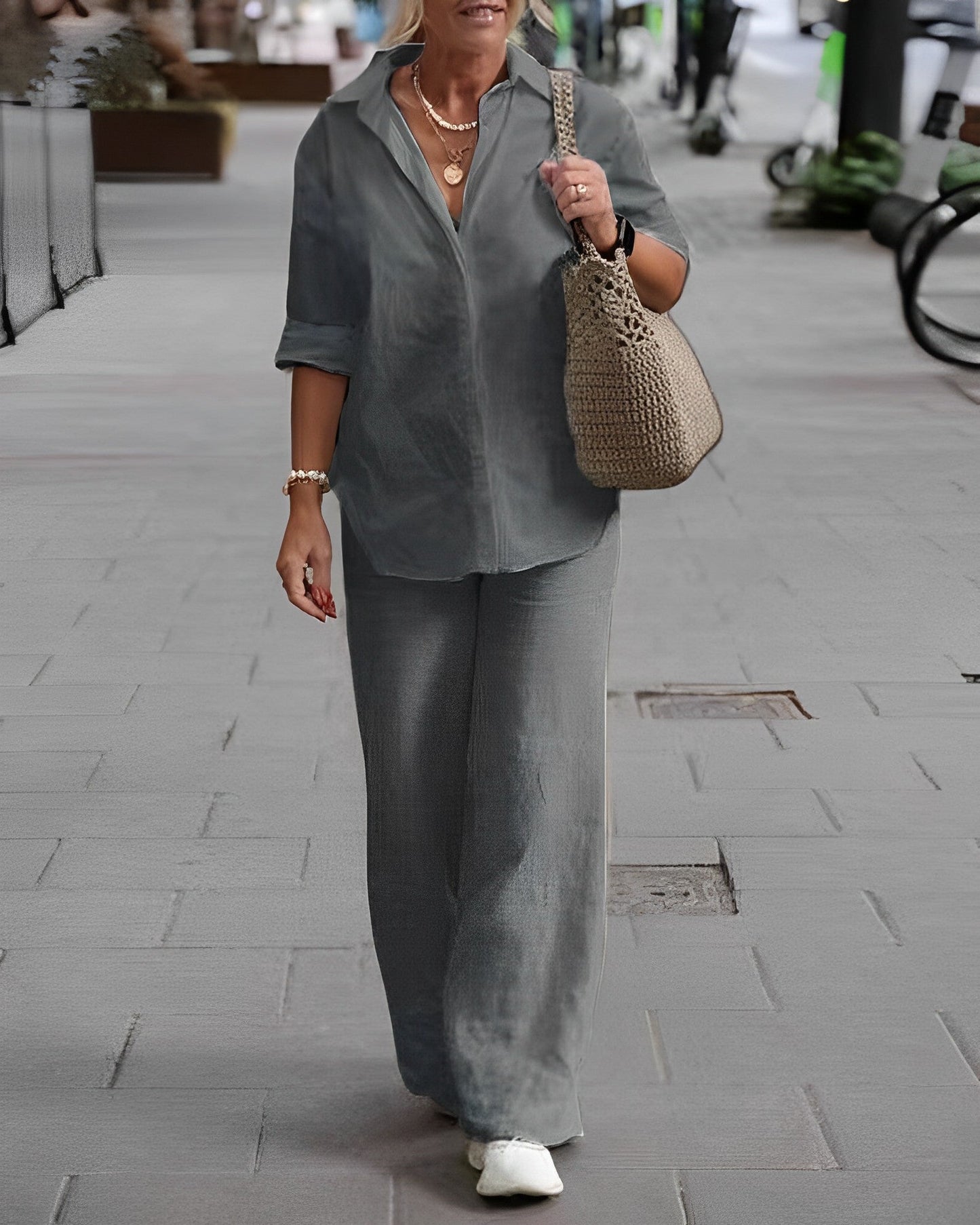 Beth - Comodo zestaw lnianej torby z Donna Con
