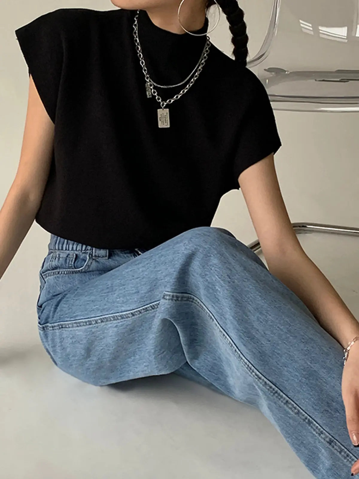 Marika - Eleganckie top sin mangi