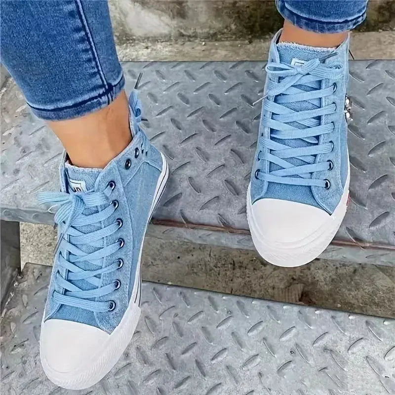 Gabriella - Modne buty w dżinsowym stylu