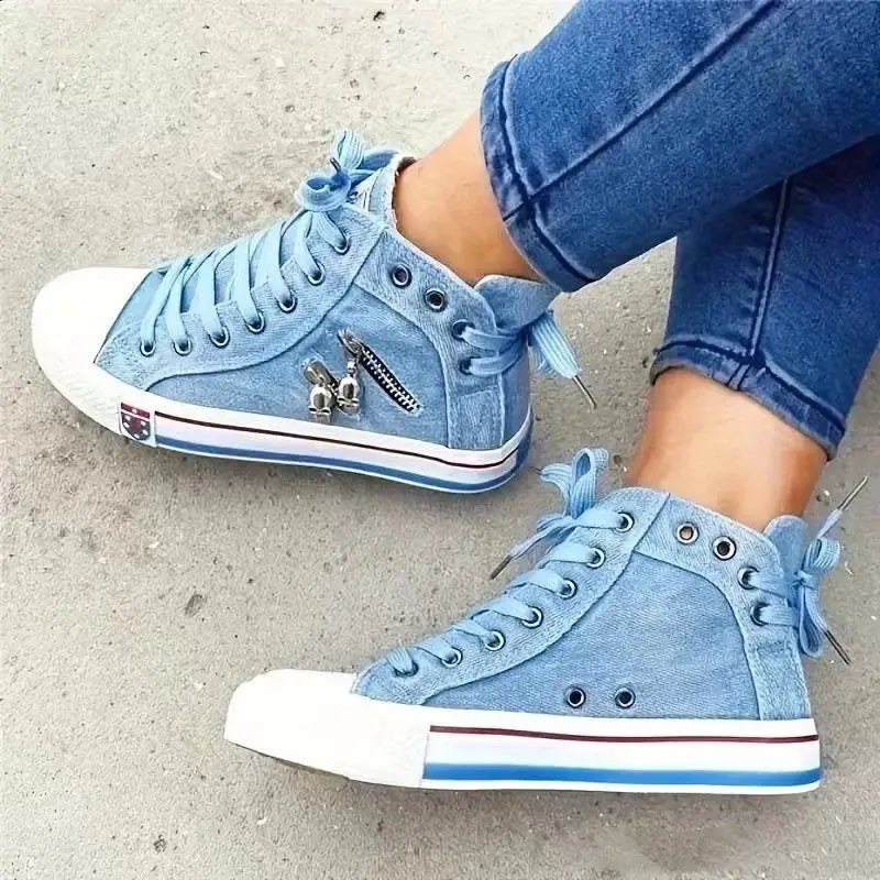 Gabriella - Modne buty w dżinsowym stylu