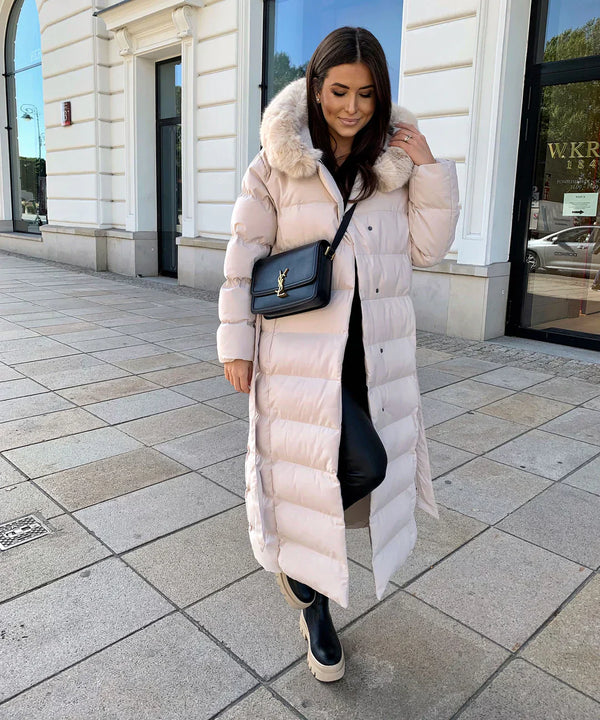 Alina - Elegancki i ciepły płaszcz zimowy
