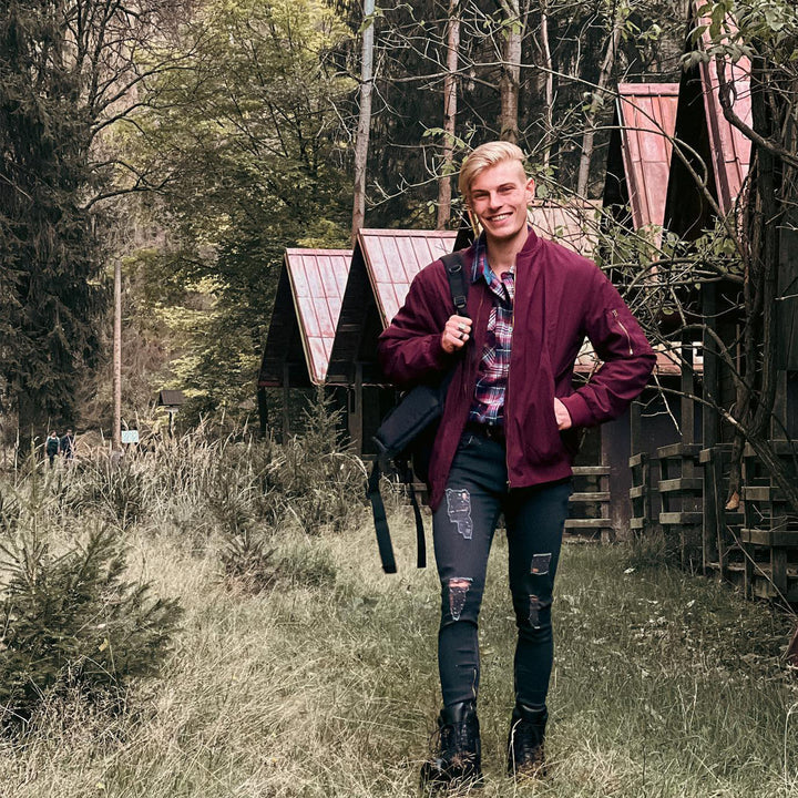 Gabriel - stylowa kurtka bomber dla mężczyzn
