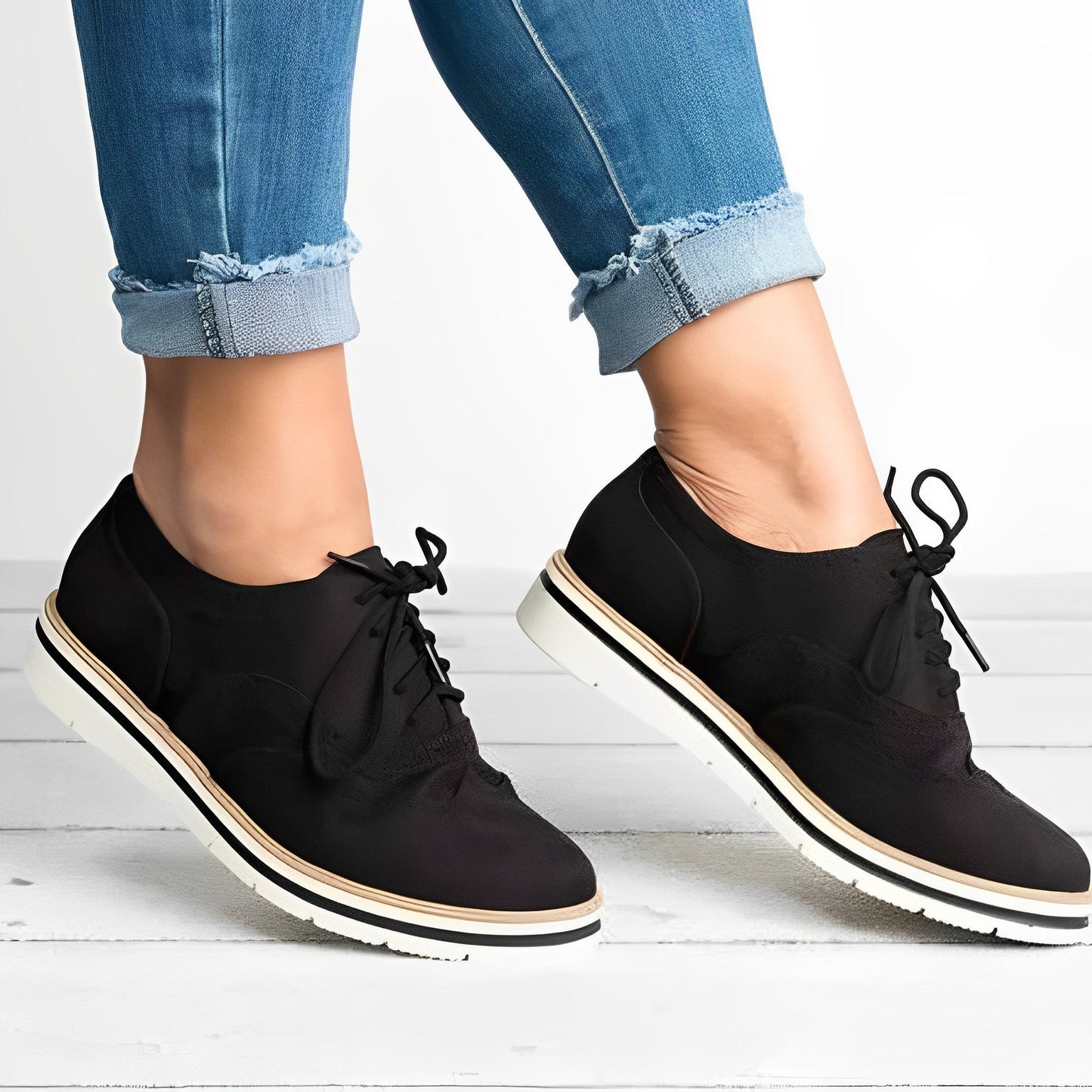 Sloane - oxfordowe buty sznurowane z wycięciem
