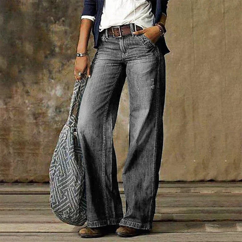 Carlisle - Jeansy straight leg damskie