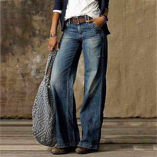 Carlisle - Jeansy straight leg damskie