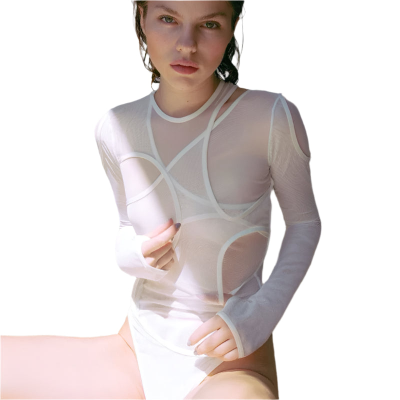 Yancy - Modne body z siateczki dla kobiet