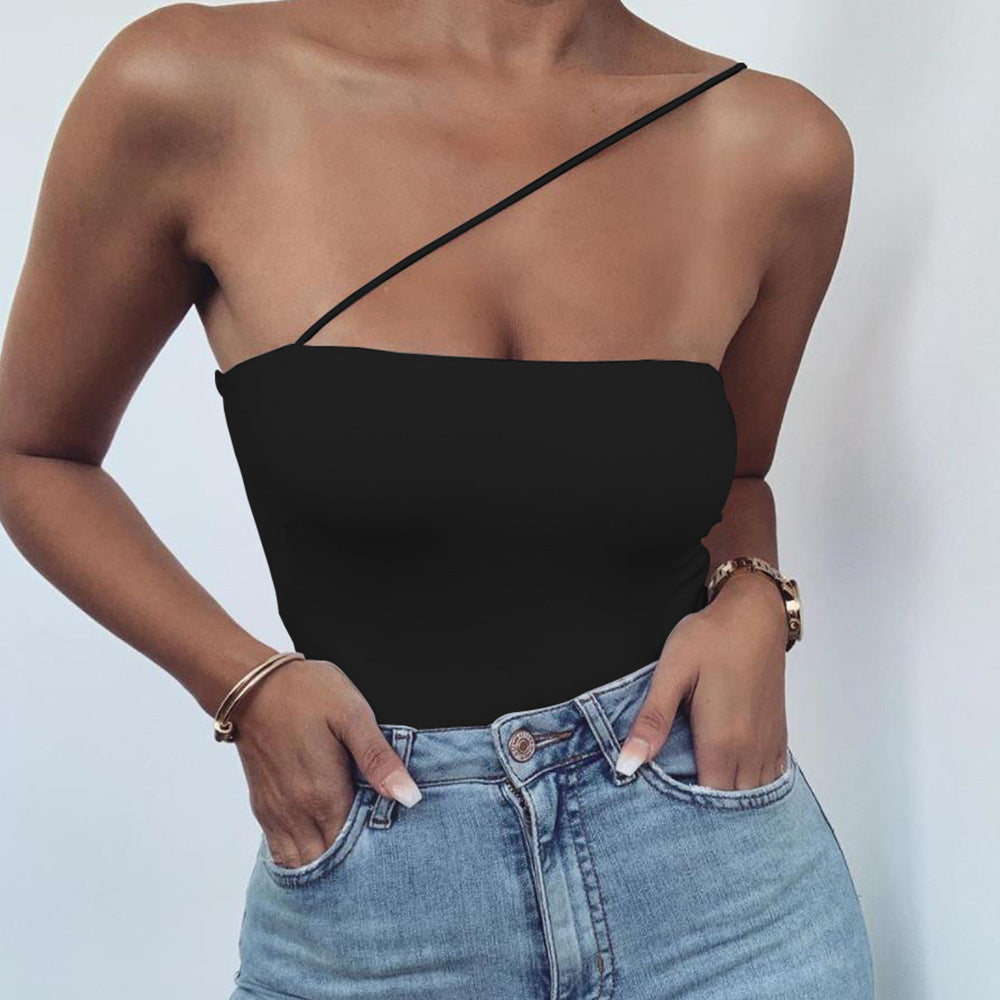 Julie - Asymetryczne body na jedno ramię