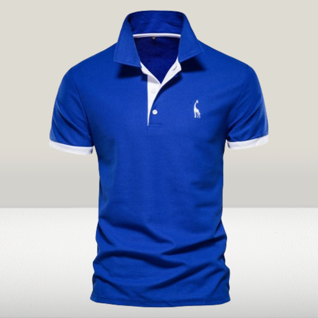 Marl - Elegancka koszulka polo z krótkim rękawem dla mężczyzn