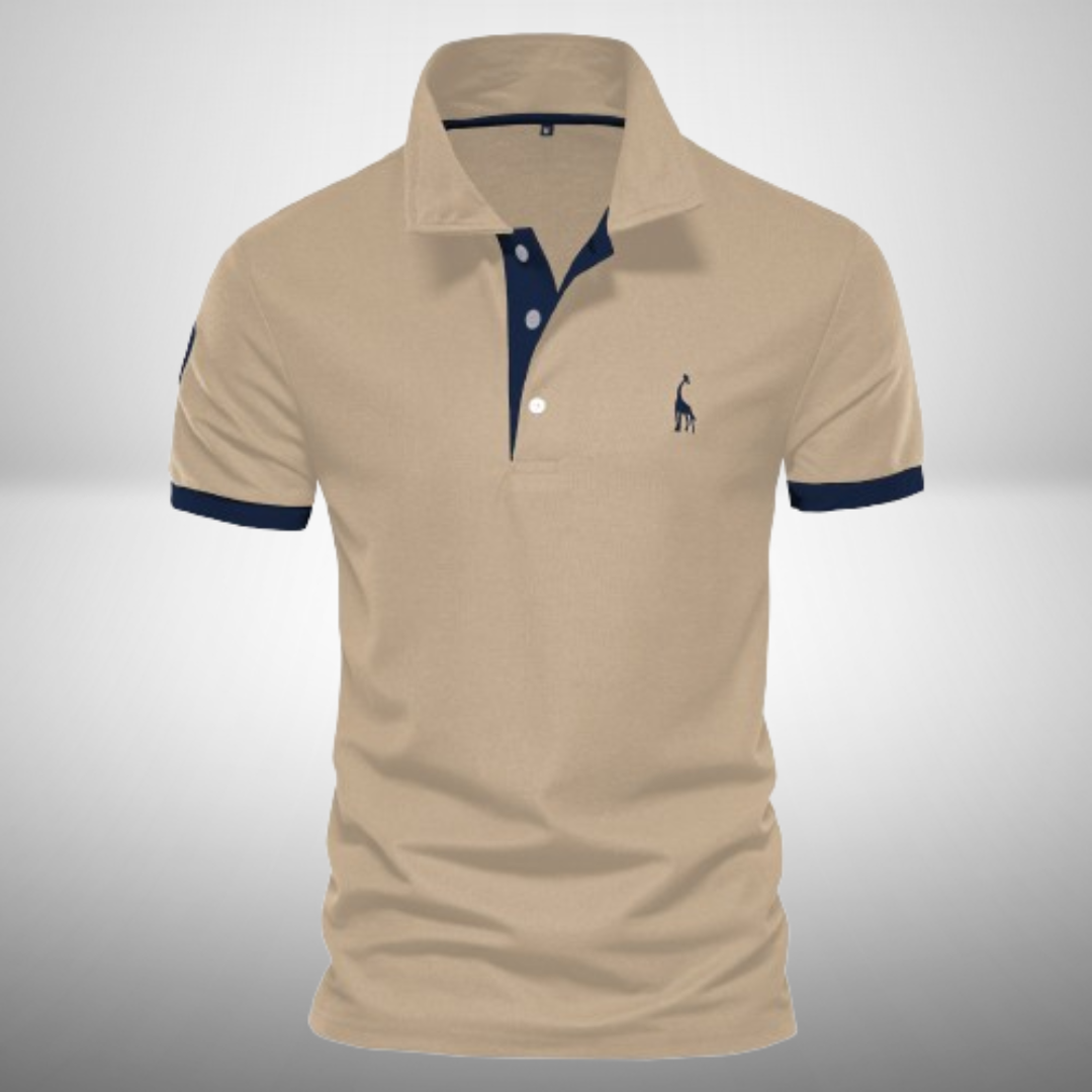 Marl - Elegancka koszulka polo z krótkim rękawem dla mężczyzn