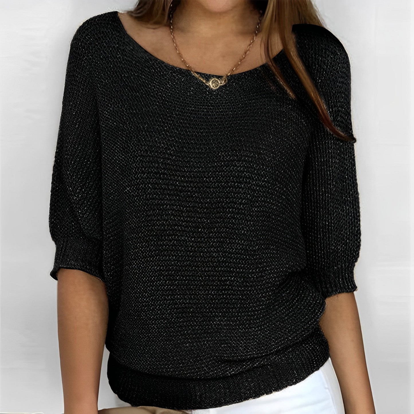 Selene - Sweter z dekoltem halter