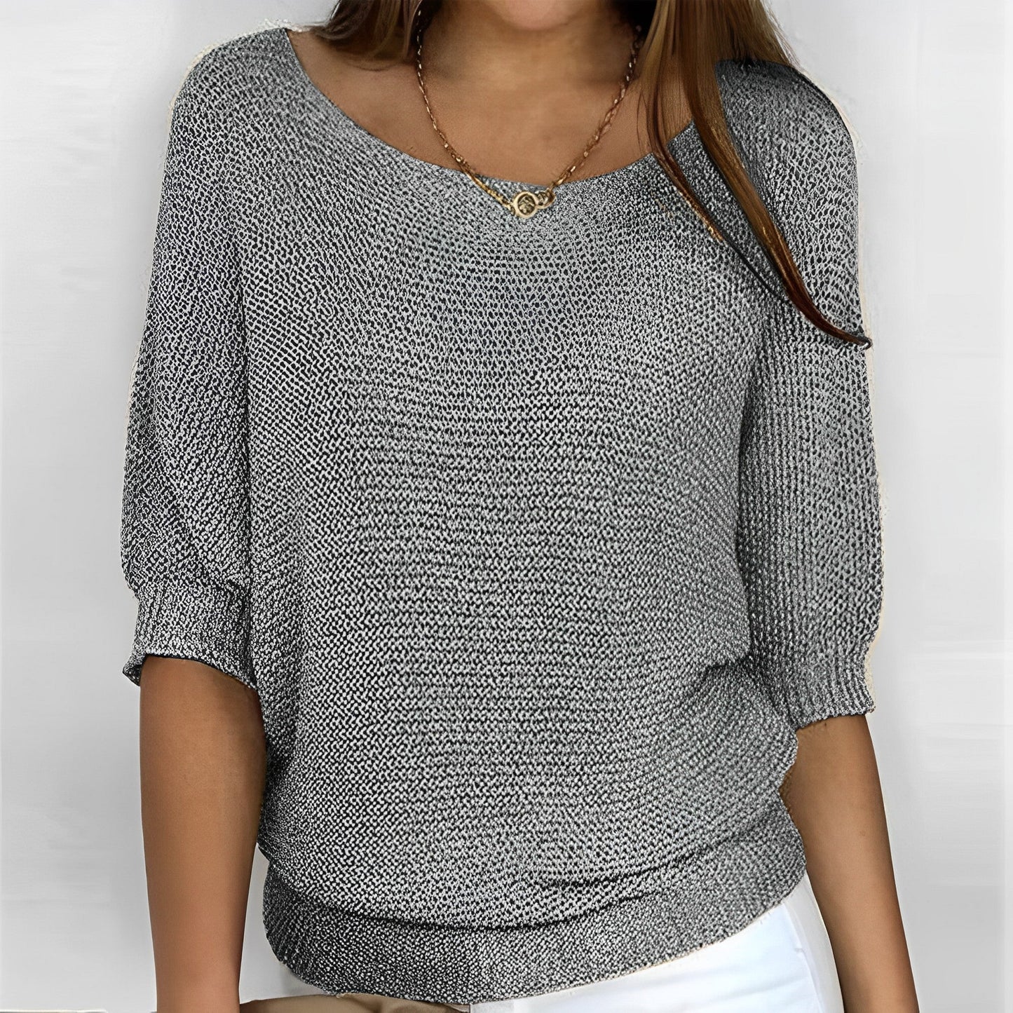 Selene - Sweter z dekoltem halter