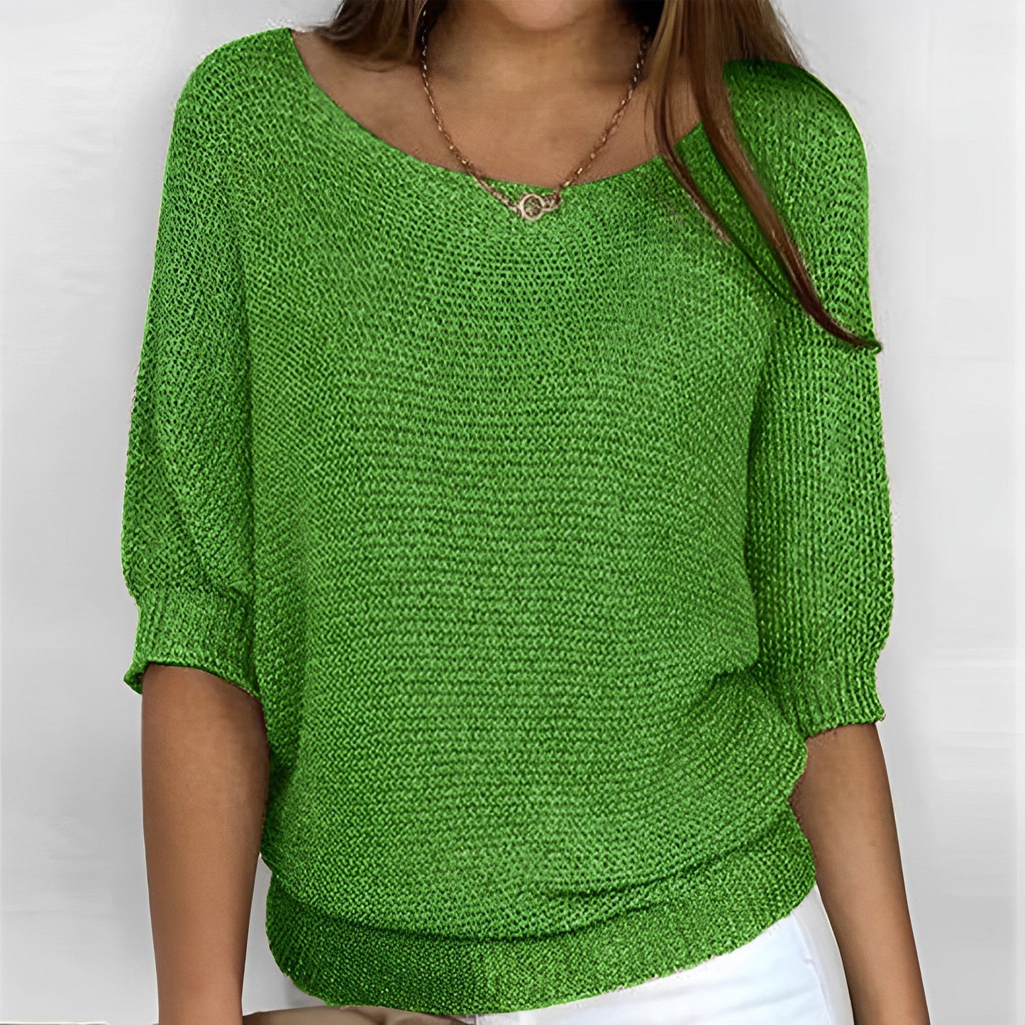 Selene - Sweter z dekoltem halter
