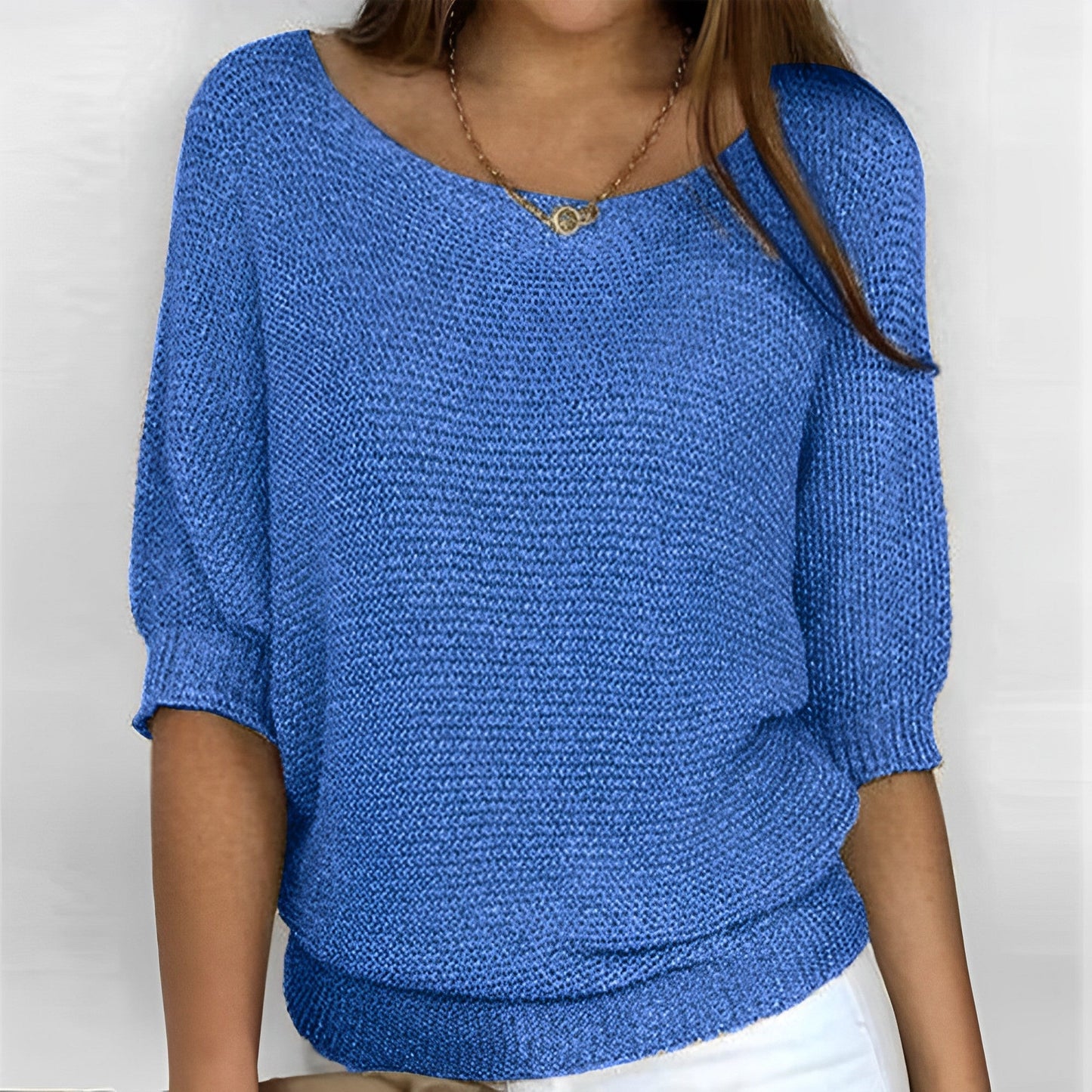 Selene - Sweter z dekoltem halter