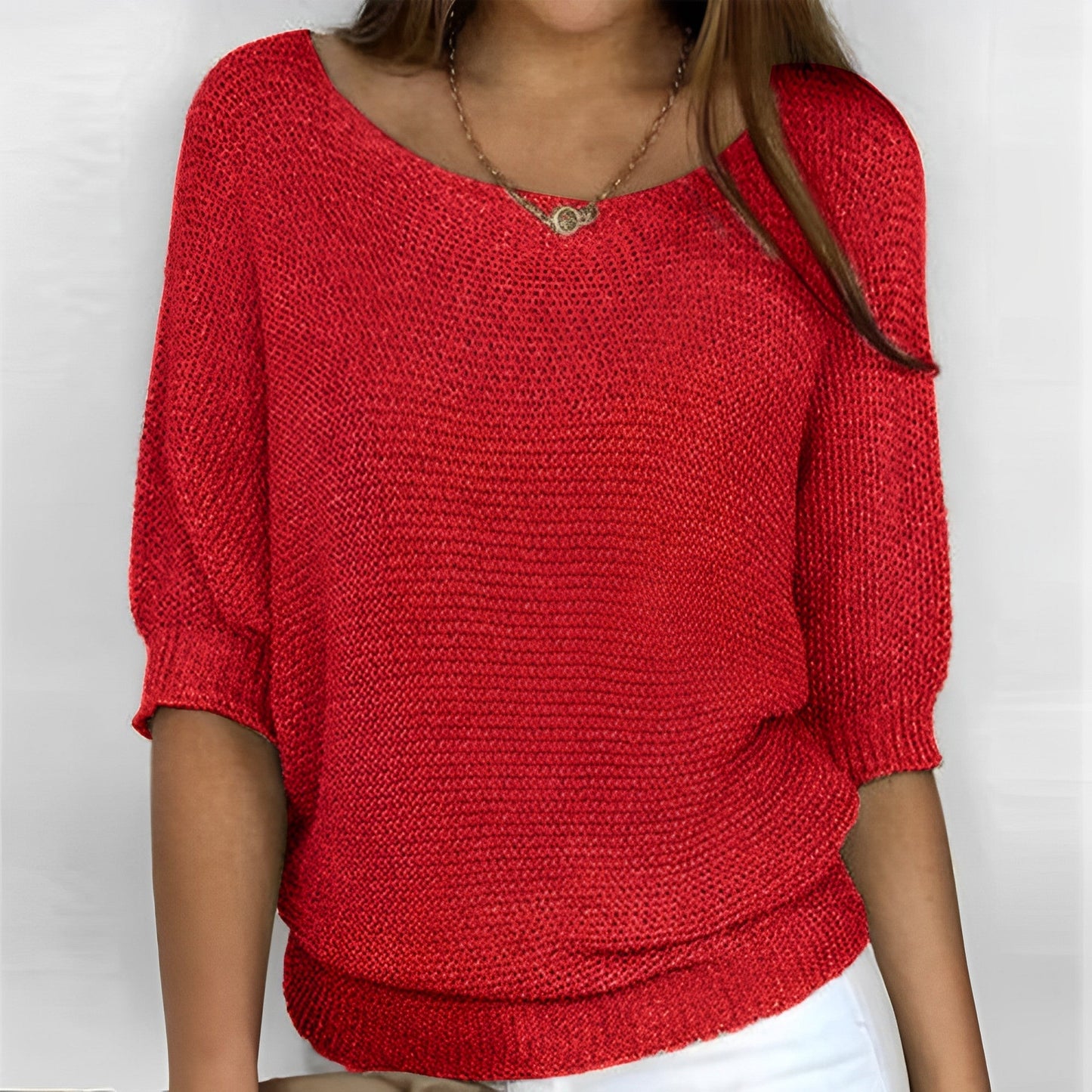 Selene - Sweter z dekoltem halter