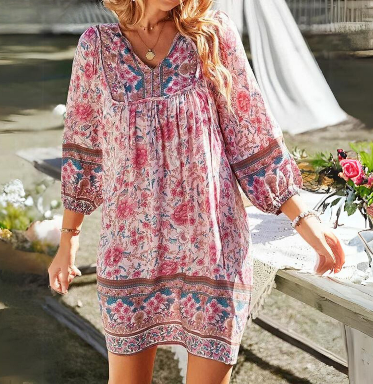 Renia - Sukienka w stylu boho