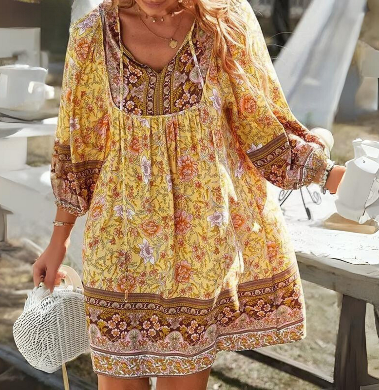 Renia - Sukienka w stylu boho