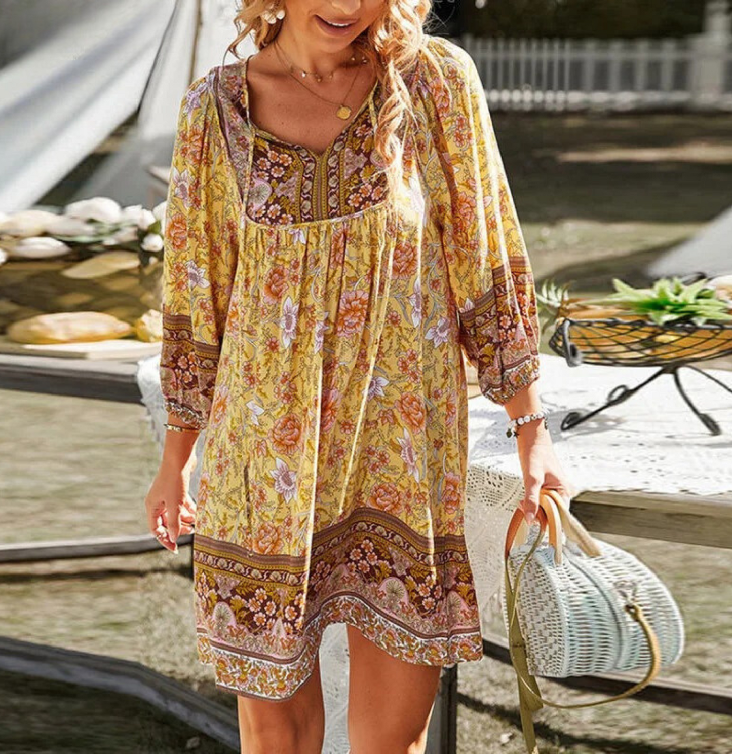 Renia - Sukienka w stylu boho