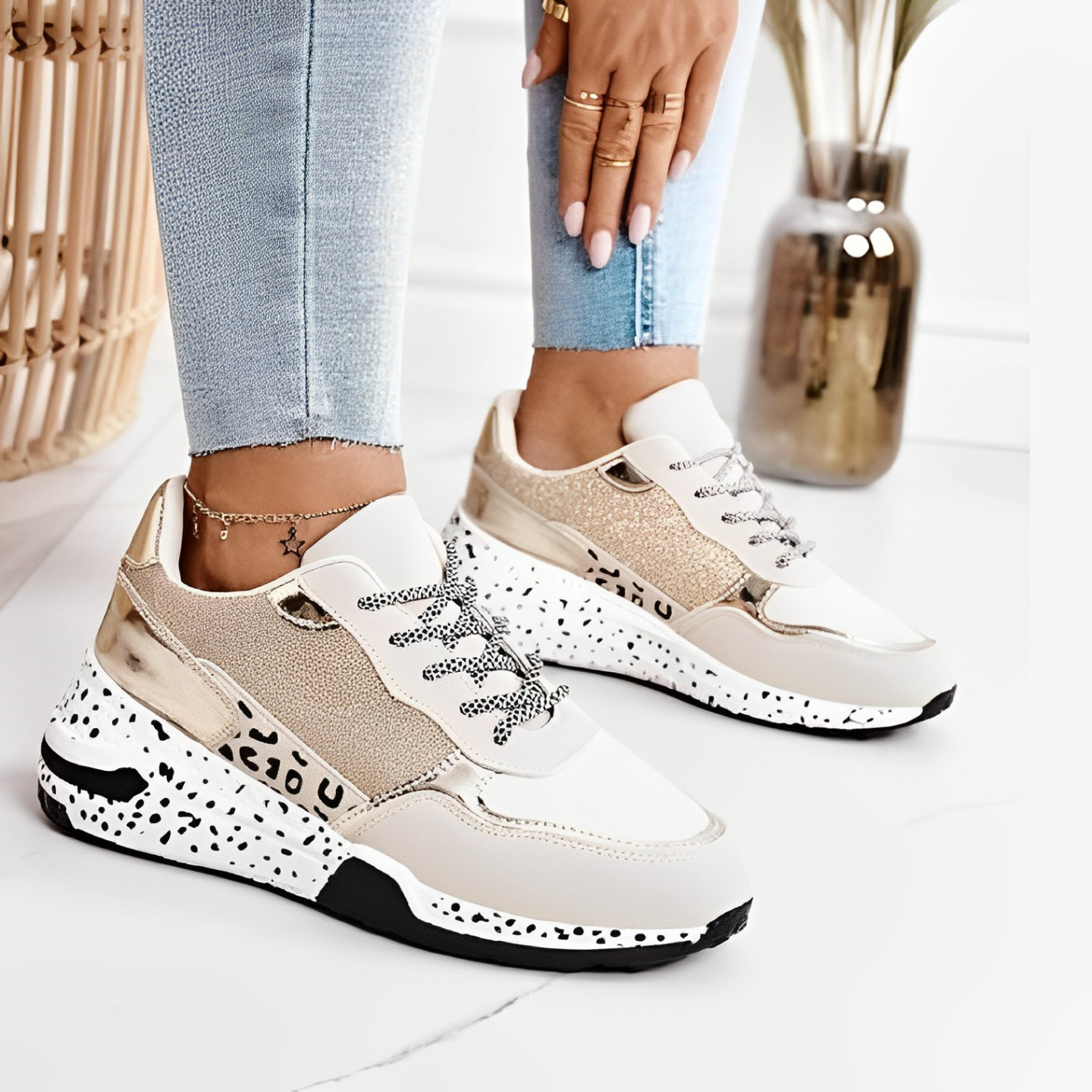Delora sneakersy dla ortopedycznego komfortu