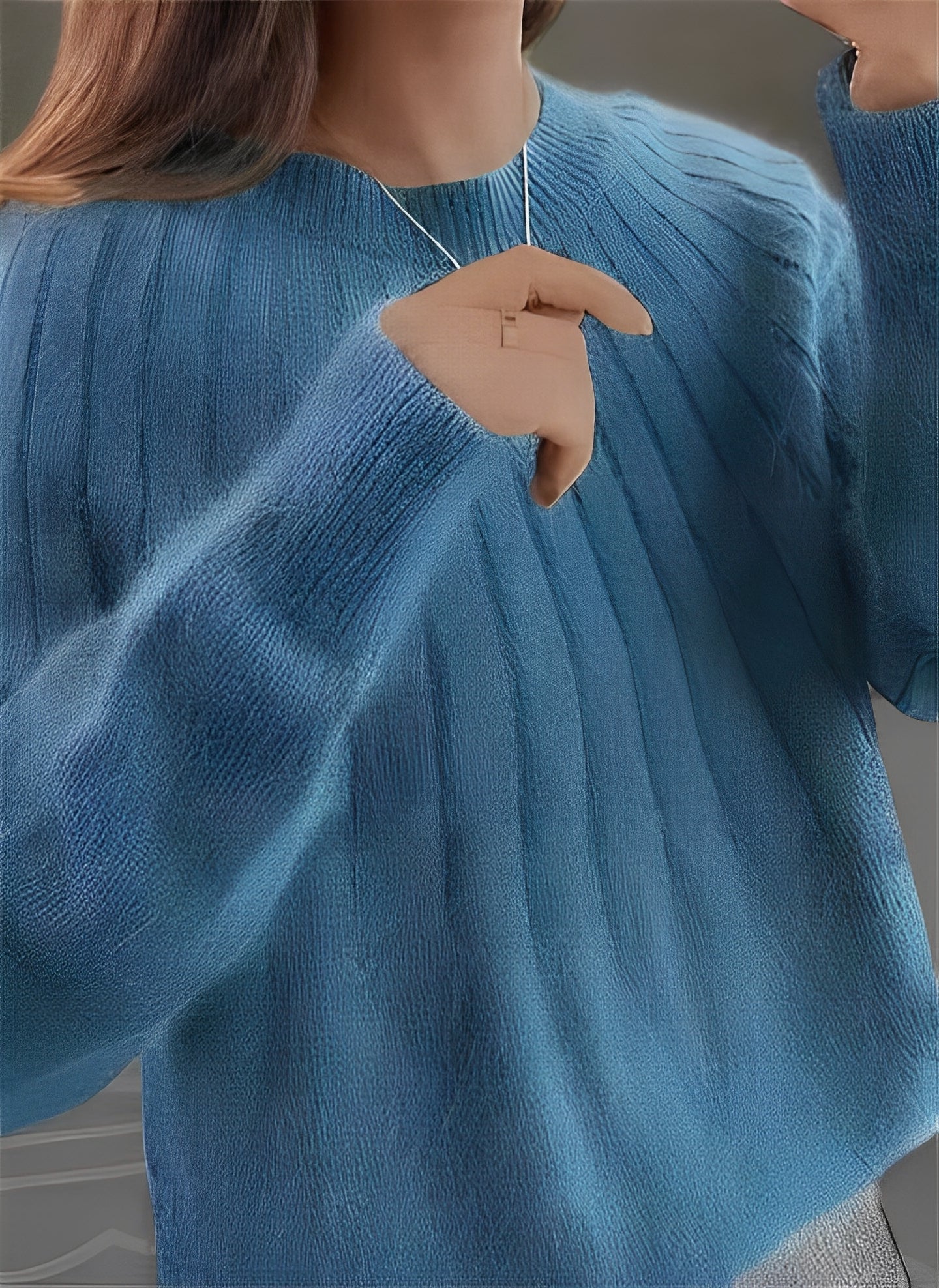 Cornelia - Luźny, kaszmirowy sweter dla kobiet