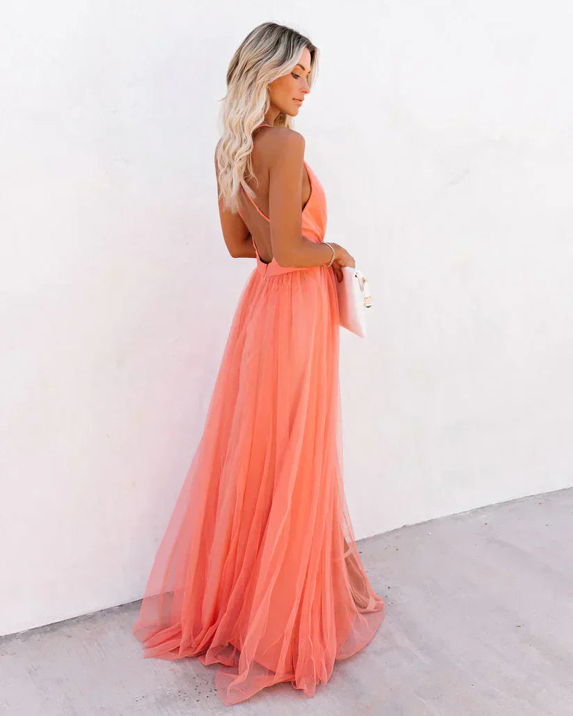 Stella - Elegancka długa sukienka dla kobiet