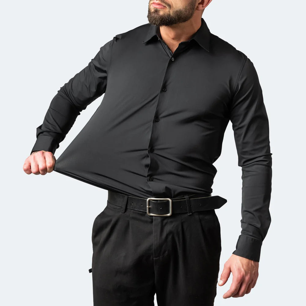 Regor - Koszula stretch bez zagnieceń