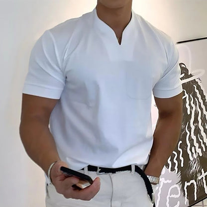 Jason - Męski t-shirt fitness dla dużych mężczyzn