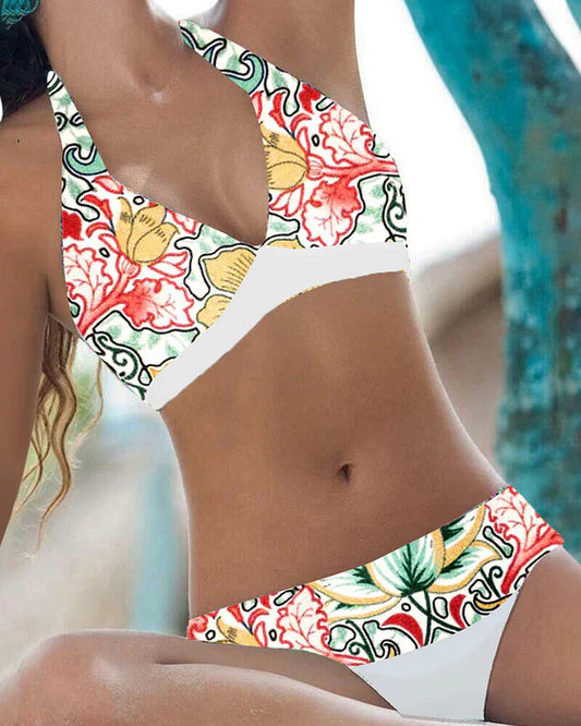 Minerva - Stylowy bikini dla kobiet z wysokim stanem