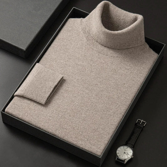 Zack – Sweter z Golfem Klasyczny