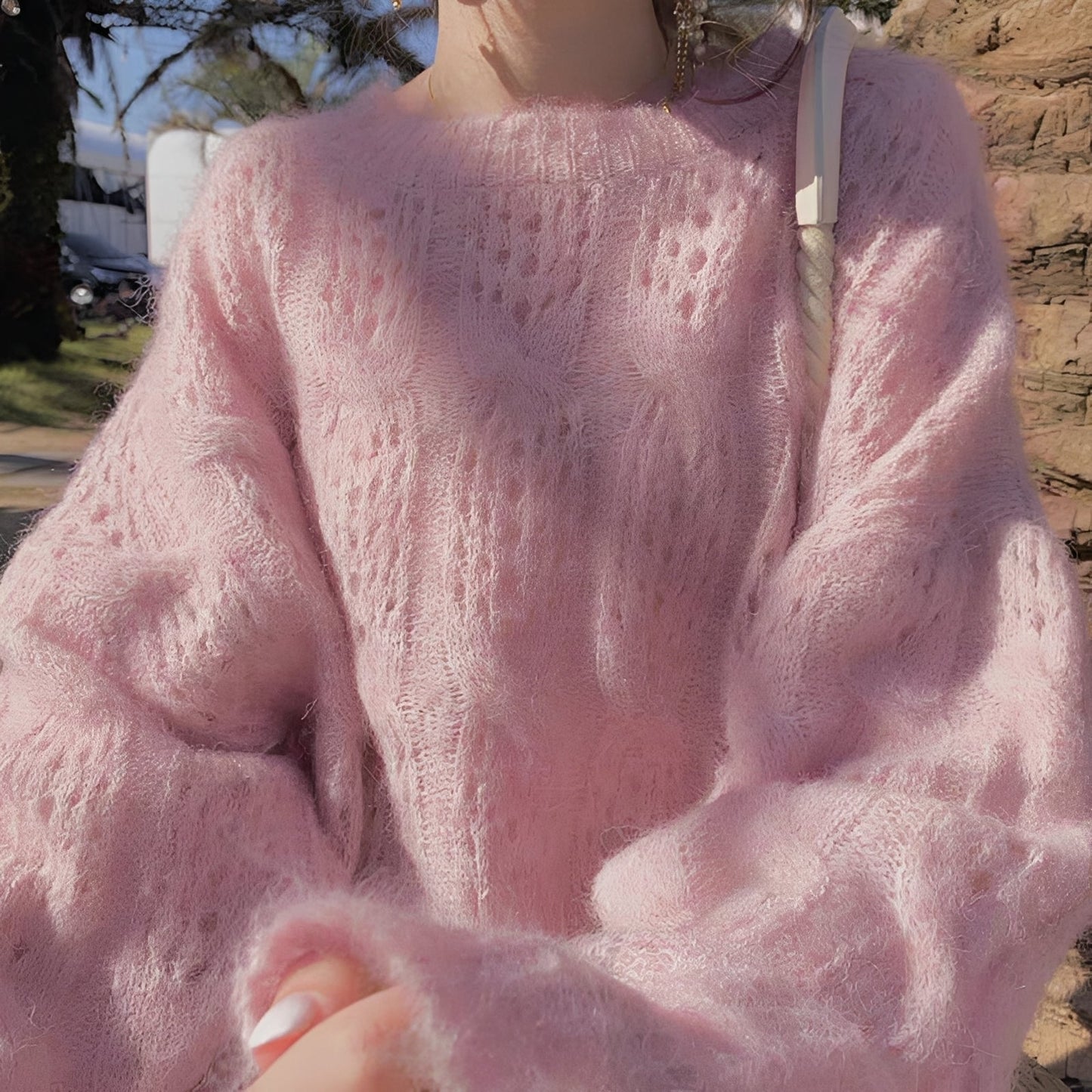 Natalie - Luźny, miękki sweter dla kobiet