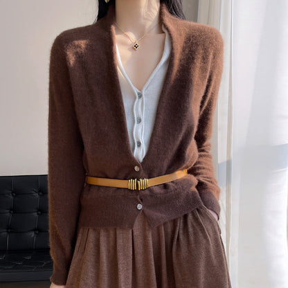 Alyssa - Luźny wełniany sweter dla kobiet