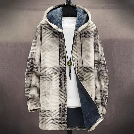 Wiley - Stylowy, wielofunkcyjny płaszcz z nadrukiem dla mężczyzn