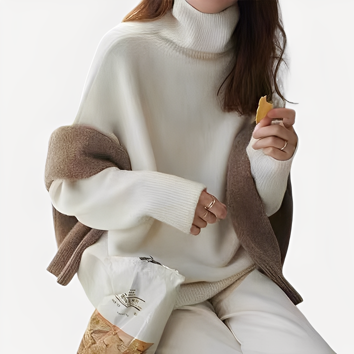 Amilia - Elegancki, luźno dopasowany golf dla kobiet