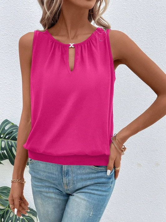 Cheyenne - Stylowy top bez rękawów dla kobiet